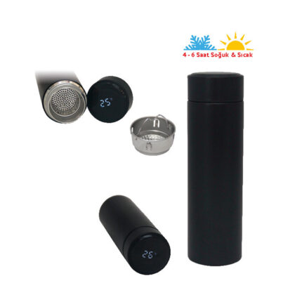 PPTM6569 - TEMPO 450 ML DERECELİ TERMOS MATARA