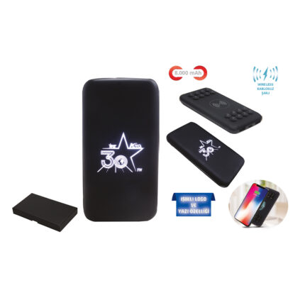 PPUÖ7007-MADO WIRELESS IŞIKLI POWERBANK