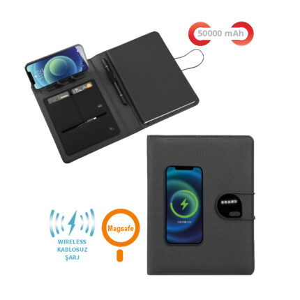 PPUÖ7196 -ADEN WİRELESS MAGSAFE ORGANİZER POWERBANK